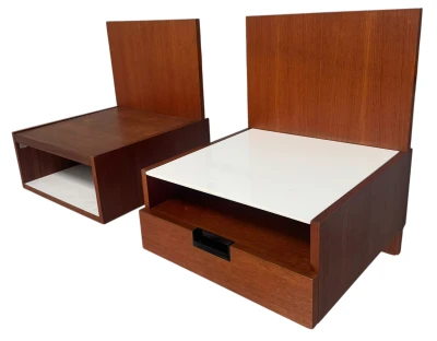 Two EU/NU-11 Japanese Series Wall Cabinets by Cees Braakman for Pastoe, 1958